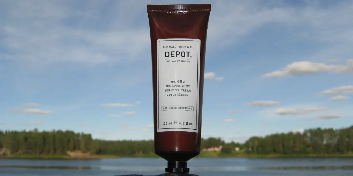Depot No.405 Moisturizing Shaving Cream Brushless Recension