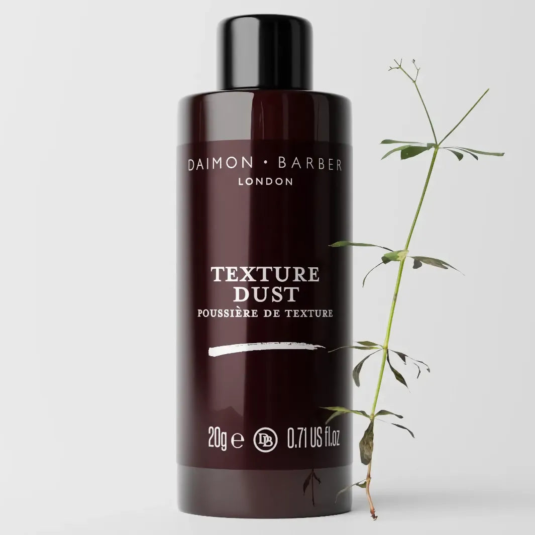 Daimon Barber Texture Dust 20 g – stylingpuder för fylligare hår, textur och flexibel stadga