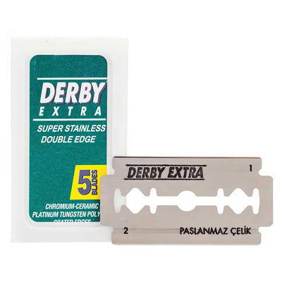 Derby Extra Double Edge Razor Blades 5-pack
