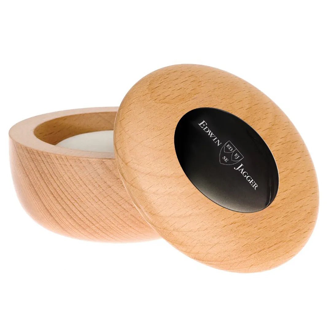 Edwin Jagger Beech Wood Shaving Soap Bowl Ebony