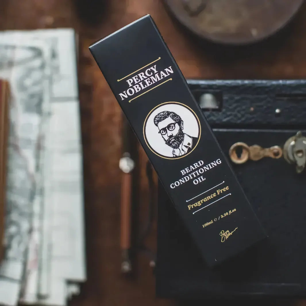 Parfymfri skäggolja från Percy Nobleman
