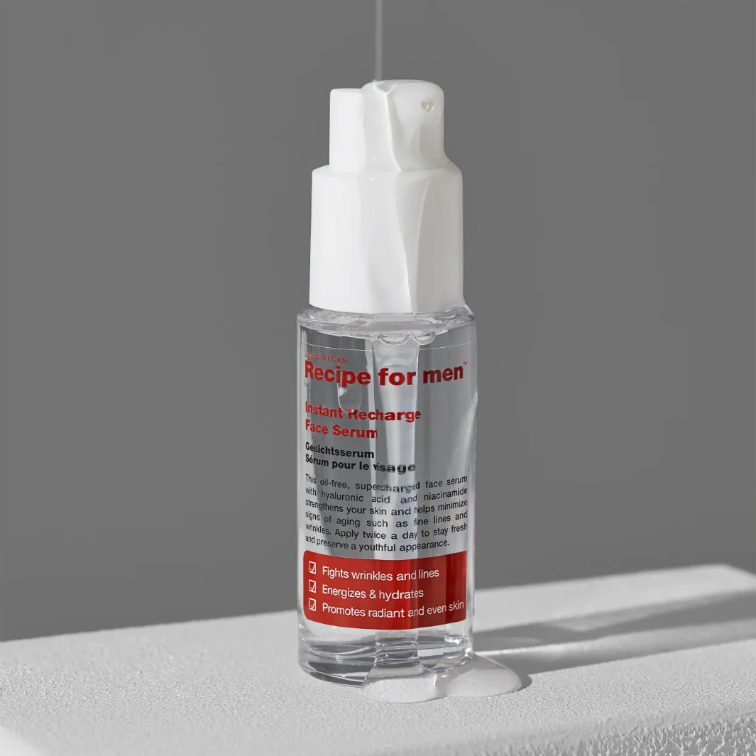 Flaskan på Recipe for men Instant Recharge Face Serum