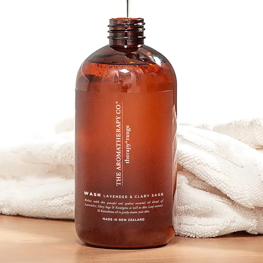 Flaskan på The Aromatherapy Co Wash Lavender & Clary Sage