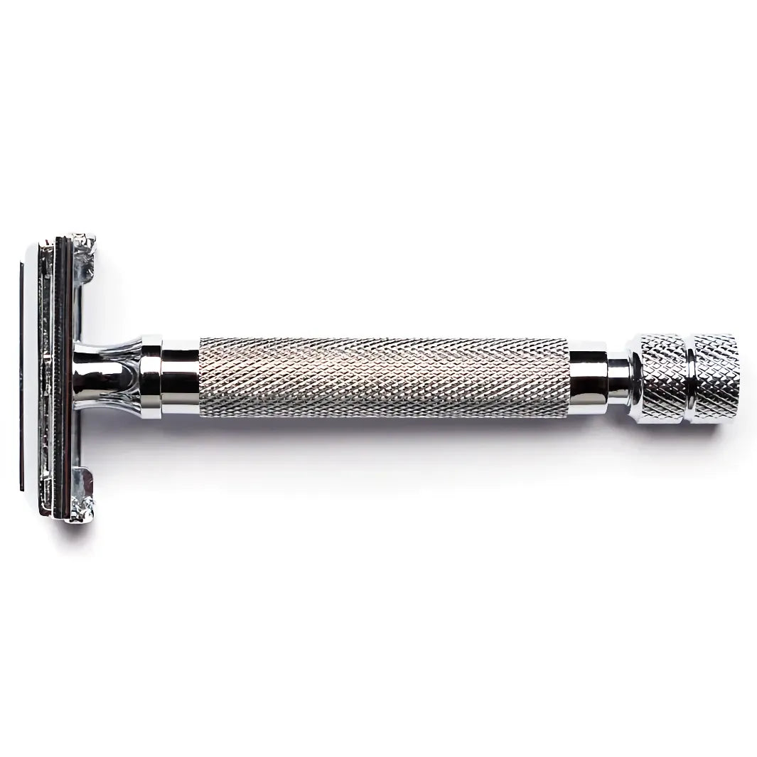 Taylor of Old Bond Street Chrome Finish Butterfly Razor i elegant kromfinish