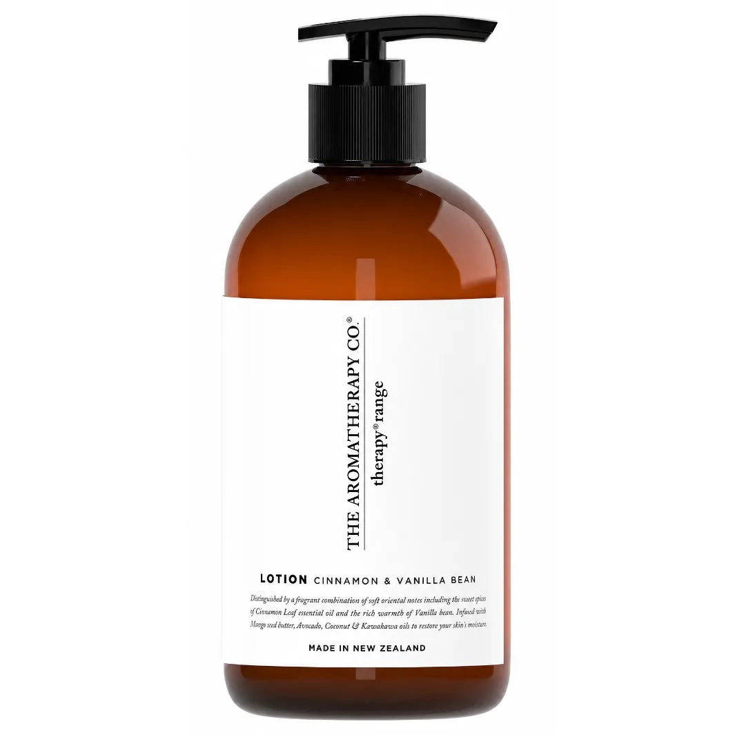 The Aromatherapy Co Lotion Cinnamon & Vanilla Bean Hand & Body Lotion 500 ml med pump