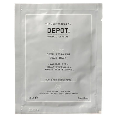 Depot N° 807 Deep Relaxing Face Mask 3-pack