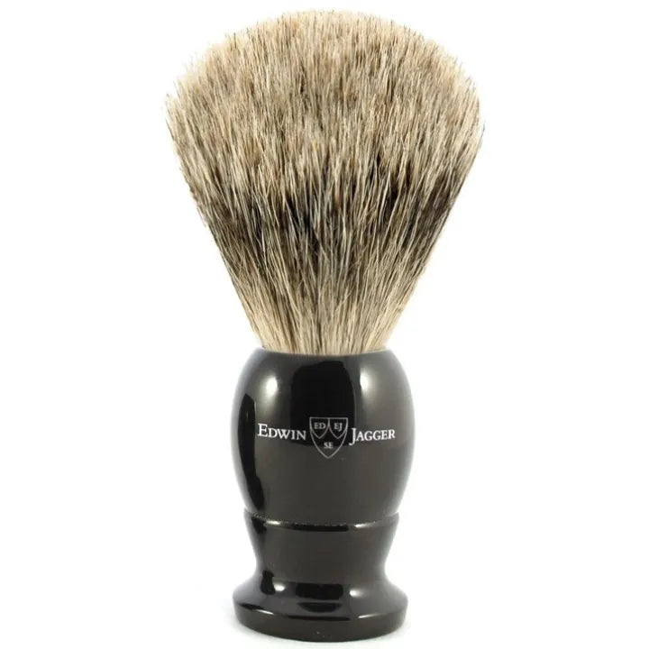 Edwin Jagger Ebony Small Best Badger Shaving Brush