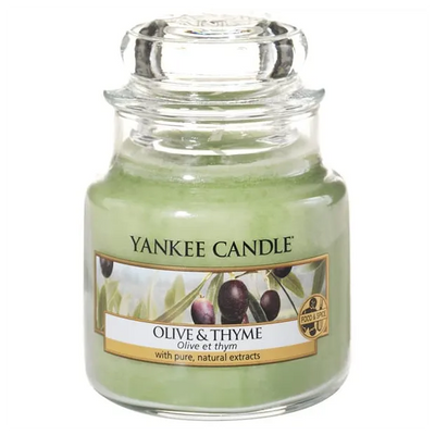 Yankee Candle Olive & Thyme - Small Jar