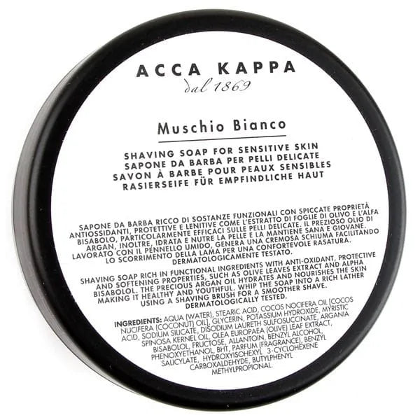 Acca Kappa Muschio Bianco Shaving Soap