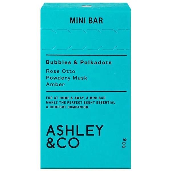 Ashley & Co Extruded Soap Bar Bubbles & Polkadots