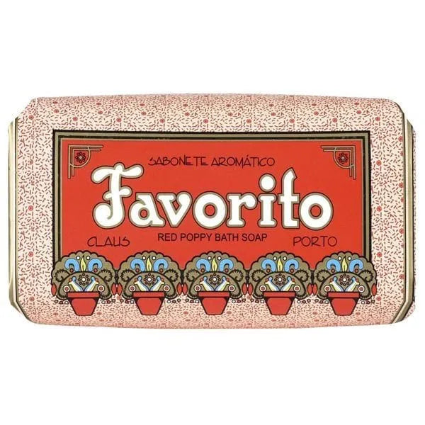 Claus Porto Favorito Red Poppy Bath Soap