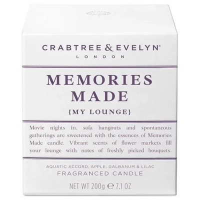 Crabtree & Evelyn Memories Made Candle