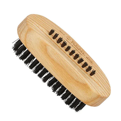 Kent Brushes Beechwood & Black Bristle Nail Brush