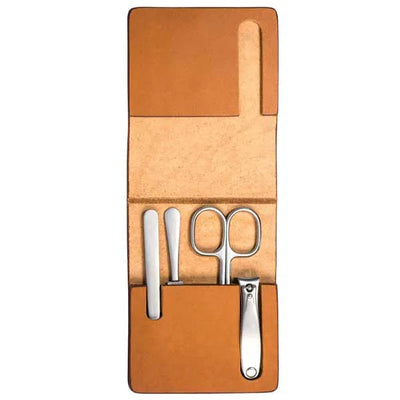 MÜHLE Manicure Set With Cowhide Case