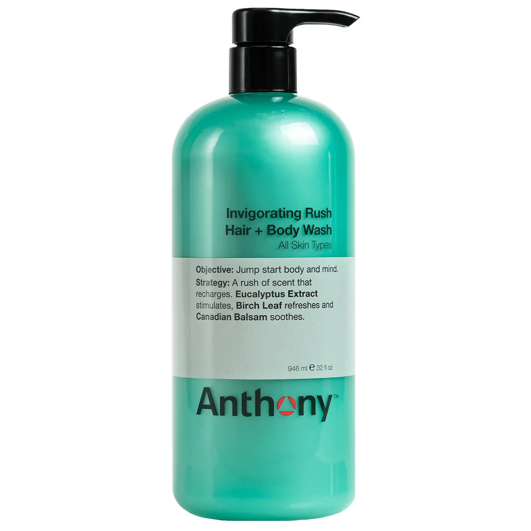 Anthony Invigorating Rush Hair + Body Wash 946ml