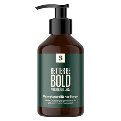 Better Be Bold No Hair Shampoo 200 ml – milt och återfuktande schampo för rakat huvud i pumpflaska