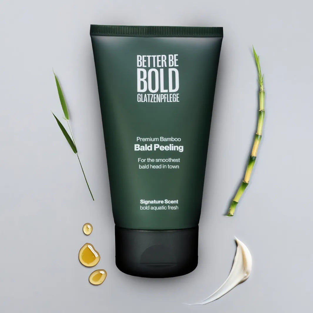 Better Be Bold Bald Peeling med bambufibrer – peeling för rakad hårbotten hos Glamazon