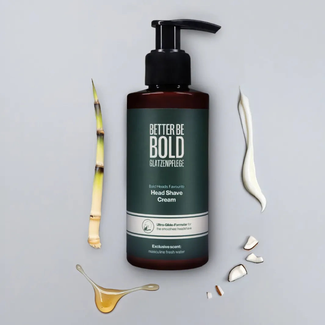 Better Be Bold Head Shave Cream – rakkräm för huvudet utvecklad för slät huvudrakning