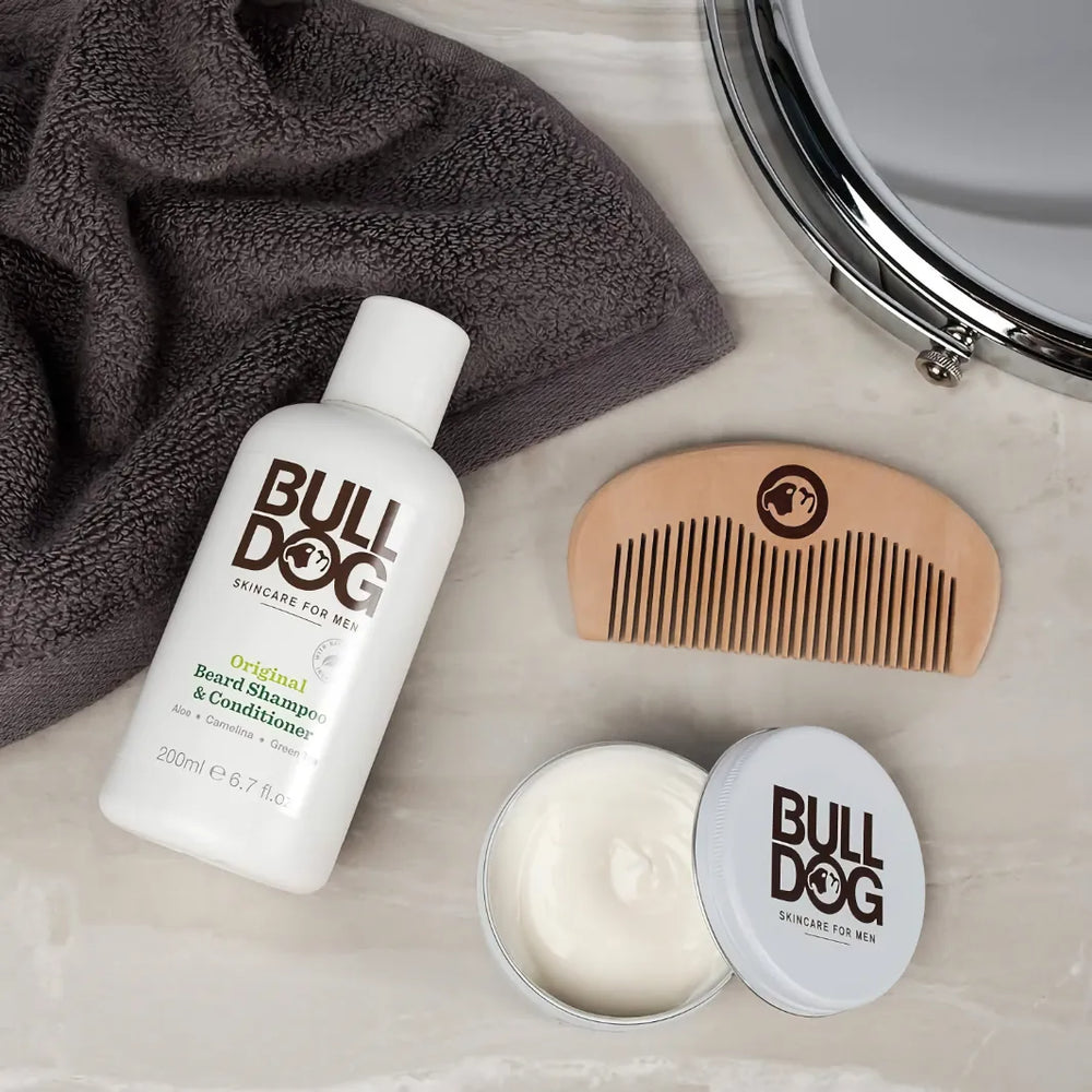 Skäggbalm gör skägget lätt att styla Bulldog Beard Balm