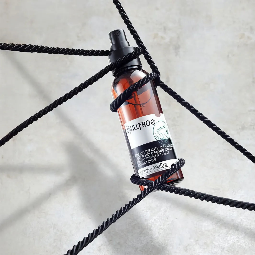 Bra fixering med Bullfrog Super Hold Fixing Spray