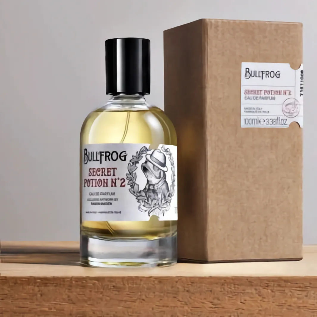 Bullfrog Secret Potion N°2 EdP parfymflaska 100 ml med förpackning – exklusiv doft inspirerad av tatueringsstudions energi