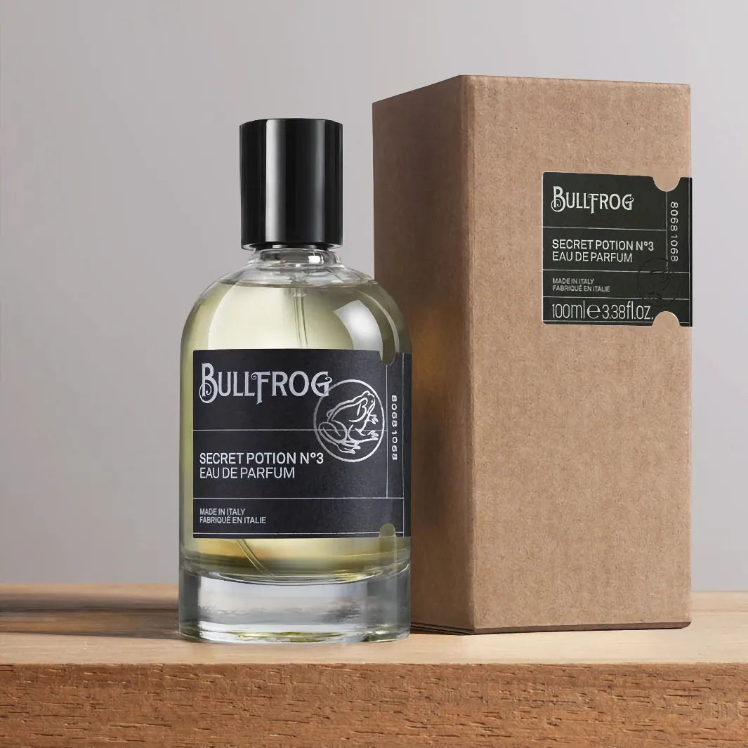 Bullfrog Secret Potion N°3 EdP 100 ml Eau de Parfum med förpackning – en maskulin herrparfym inspirerad av motorcykelns frihet.