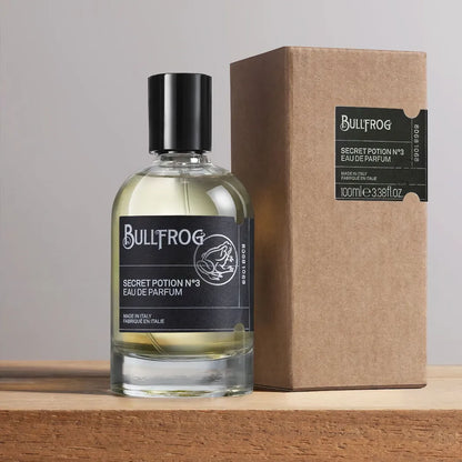 Bullfrog Secret Potion N°3 EdP 100 ml Eau de Parfum med förpackning – en maskulin herrparfym inspirerad av motorcykelns frihet.