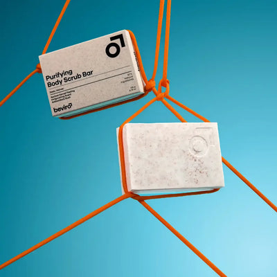Formulan på Beviro Purifying Body Scrub Bar