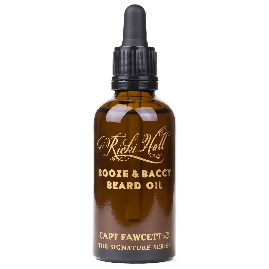 Captain Fawcett Booze & Baccy Beard Oil 50ml