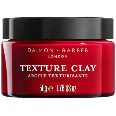 Daimon Barber Texture Clay 50 g – lervax för män med stark stadga, textur och naturligt matt finish