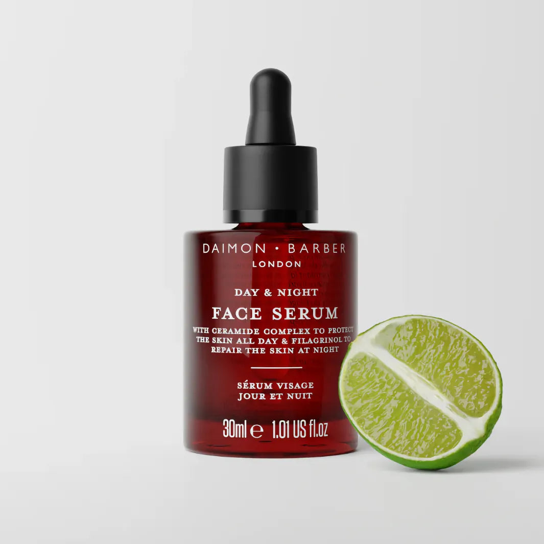 Daimon Barber Face Serum 30 ml med lime och naturliga oljor
