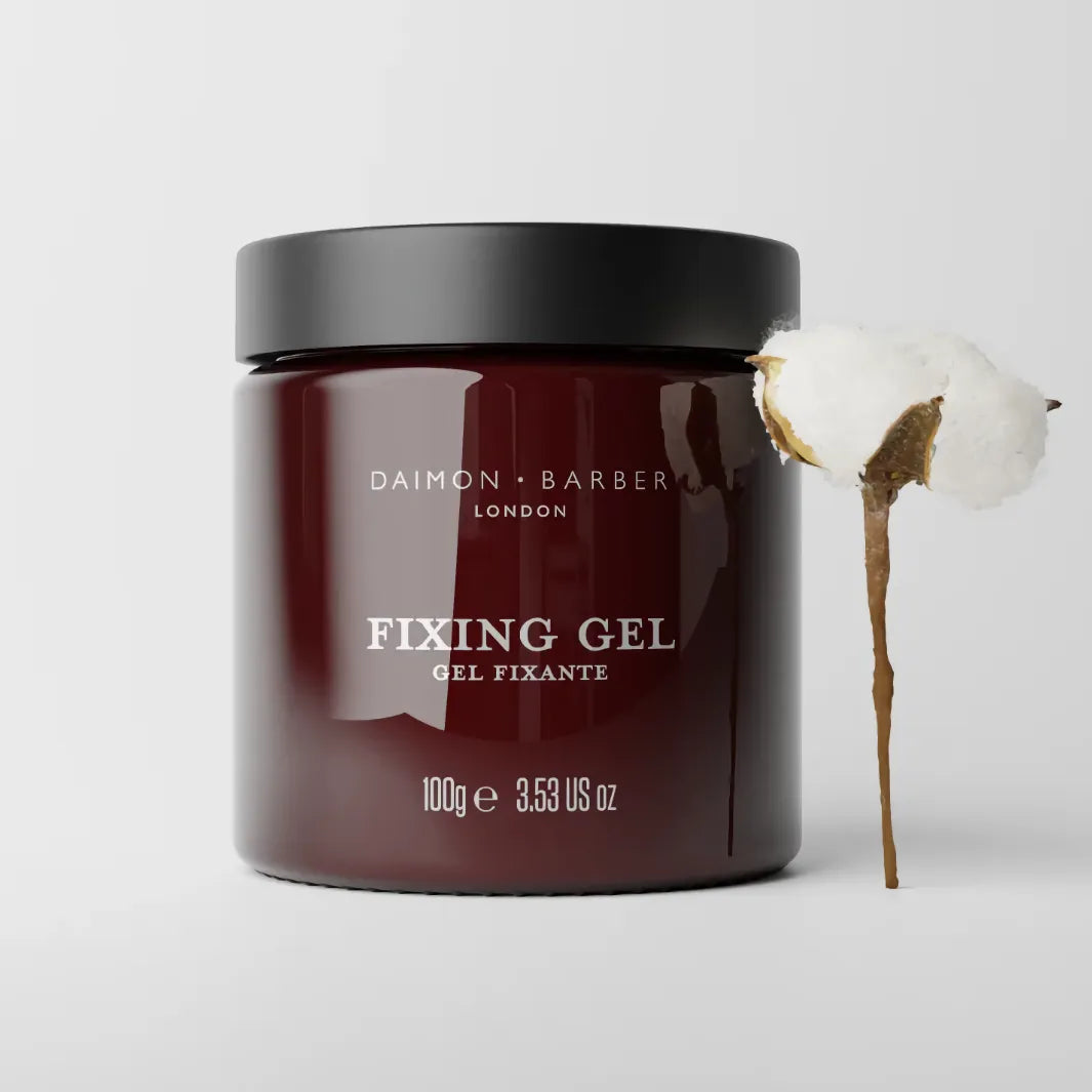 Daimon Barber Fixing Gel 100 g – hårgel för män med stark stadga, kontroll och polerad finish