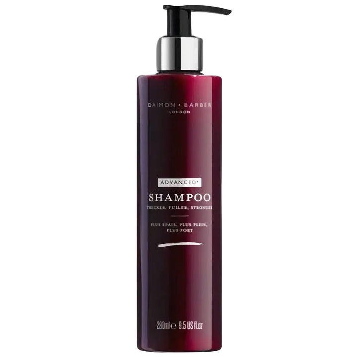 Daimon Barber Advanced+ Shampoo 280 ml – För ett tjockare, fylligare och starkare hår med näringsrika ingredienser