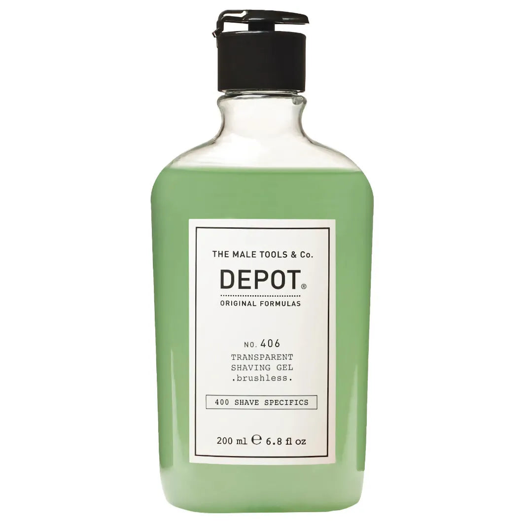 Depot N° 406 Transparent Shaving Gel Brushless