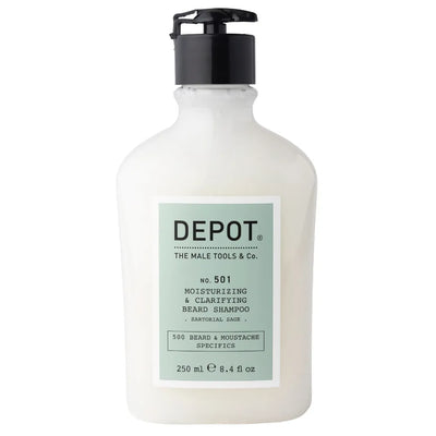 Depot N° 501 Moisturizing & Clarifying Beard Shampoo Sartorial Sage