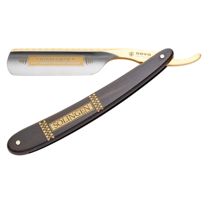 Dovo Bismarck Cut-Throat Razor Black Ebony 6/8