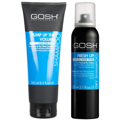 GOSH Pump Up The Volume Shampoo + Fresh Up Dry Shampoo