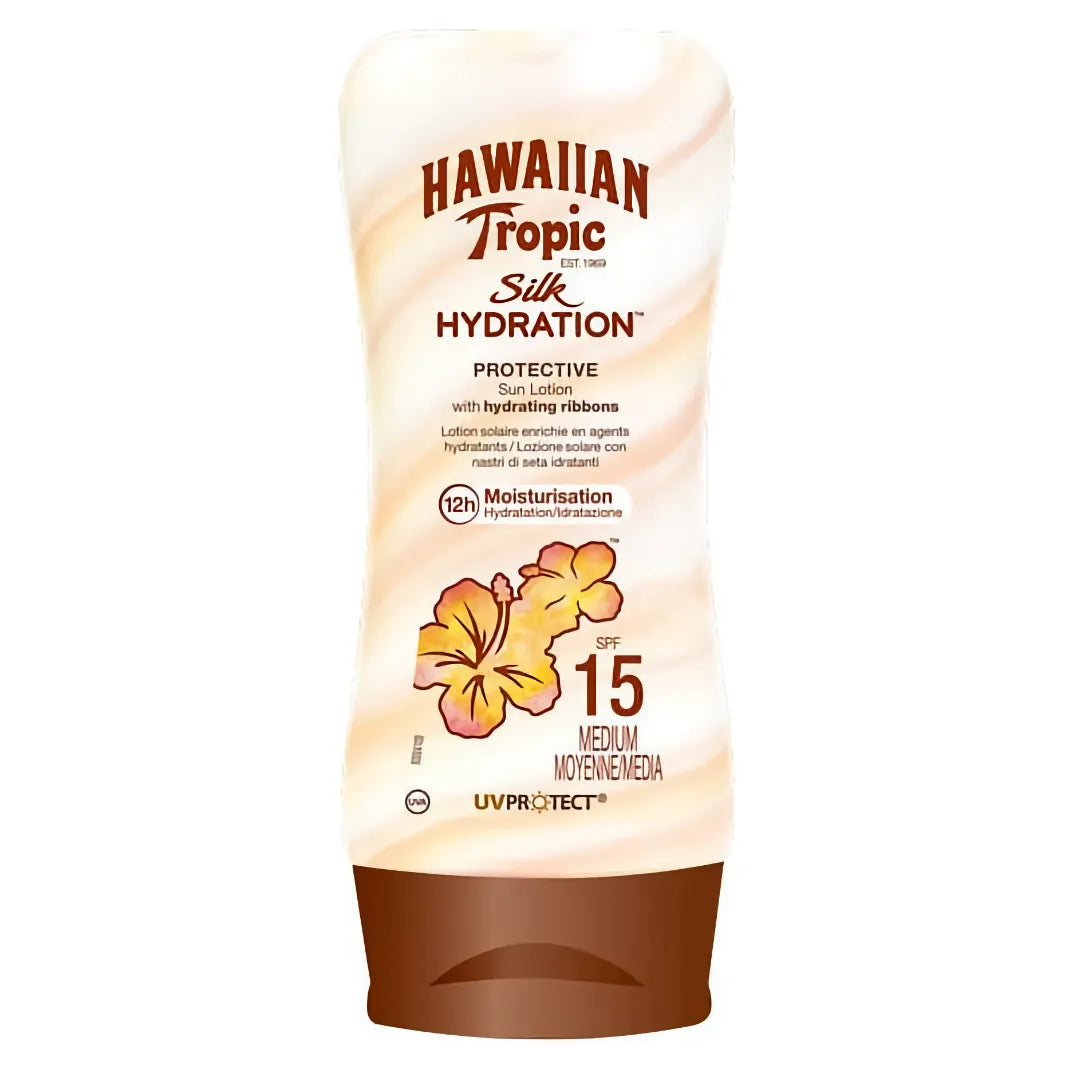 Hawaiian Tropic Sun Lotion Silk SPF15 180ml