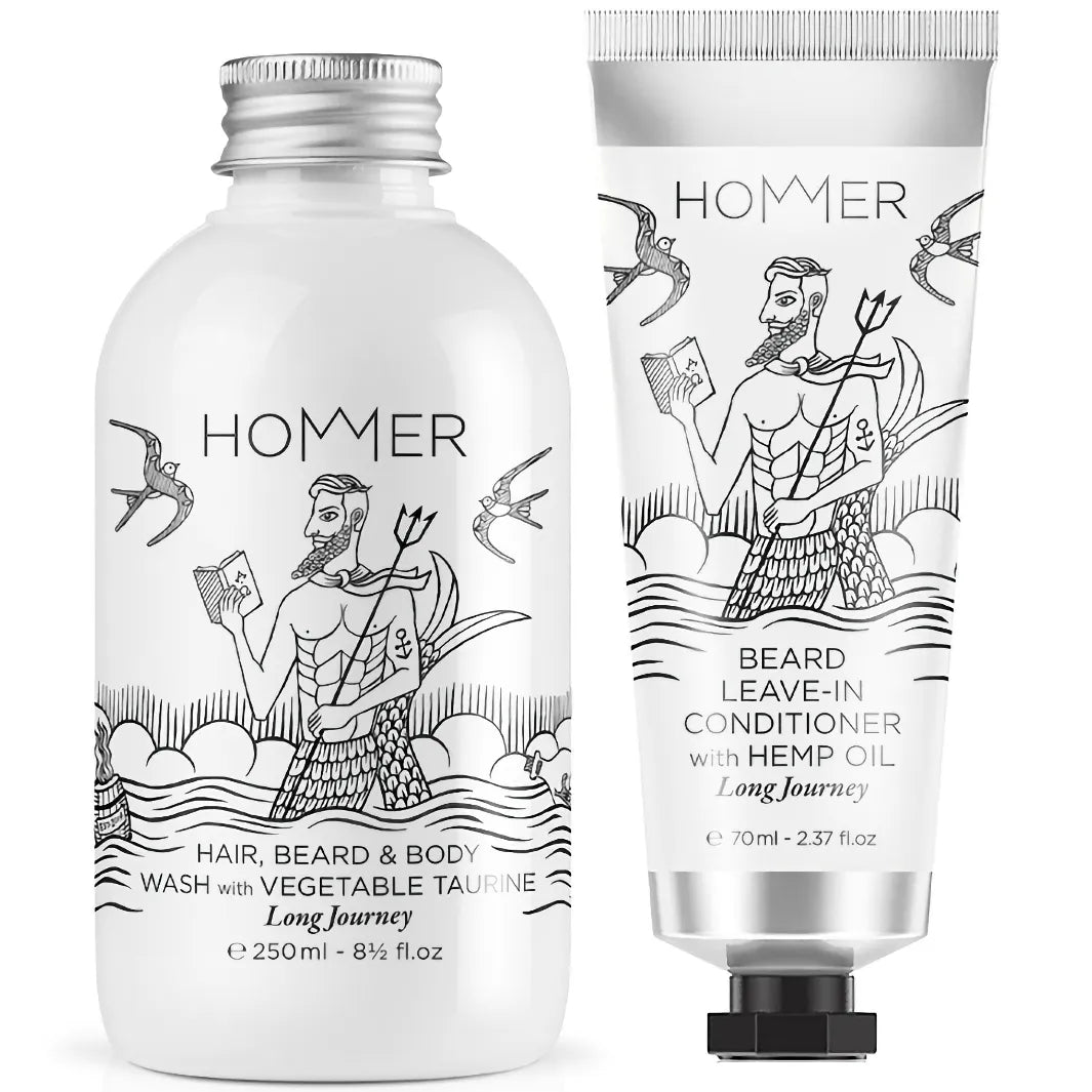 Hommer Divine Beard Set (Shampoo & Leave-In Conditioner)