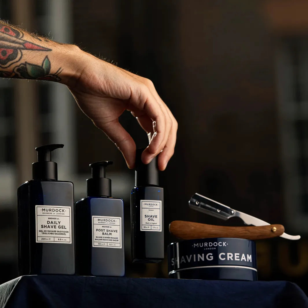 Rakrutin med Murdock London Shave Oil