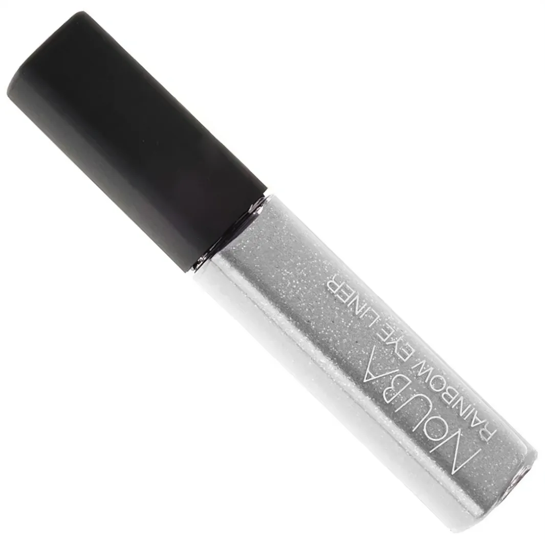 Flytande eyeliner transparent silverglitter Nouba Eyeliner n° 25