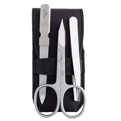 Plisson 3-Piece Manicure Set Black