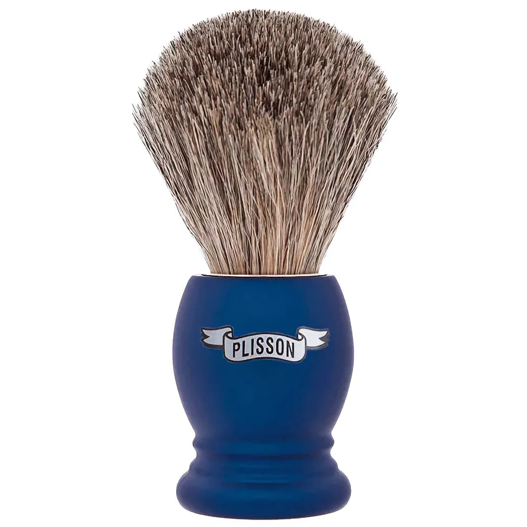 Plisson Essential Shaving Brush Night Blue Pure Badger