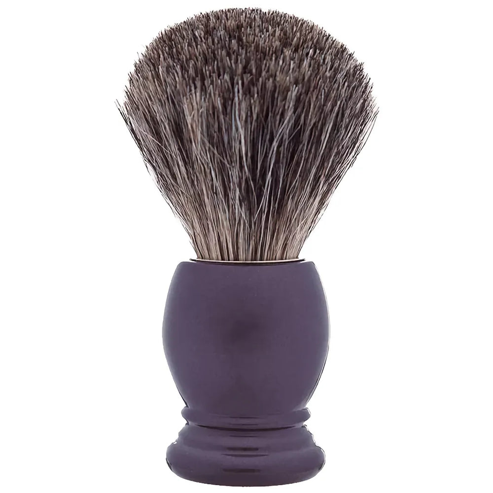 Plisson Essential Shaving Brush Pearl Brown Pure Badger