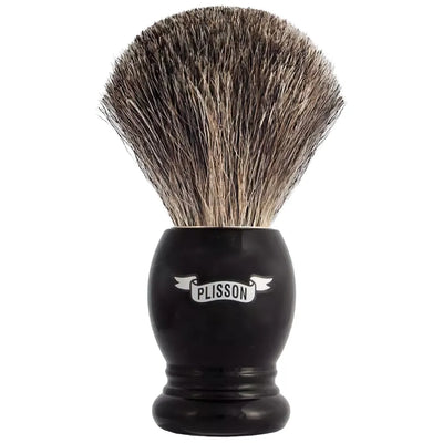 Plisson Essential Shaving Brush Black Pure Badger