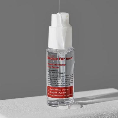 Flaskan på Recipe for men Instant Recharge Face Serum