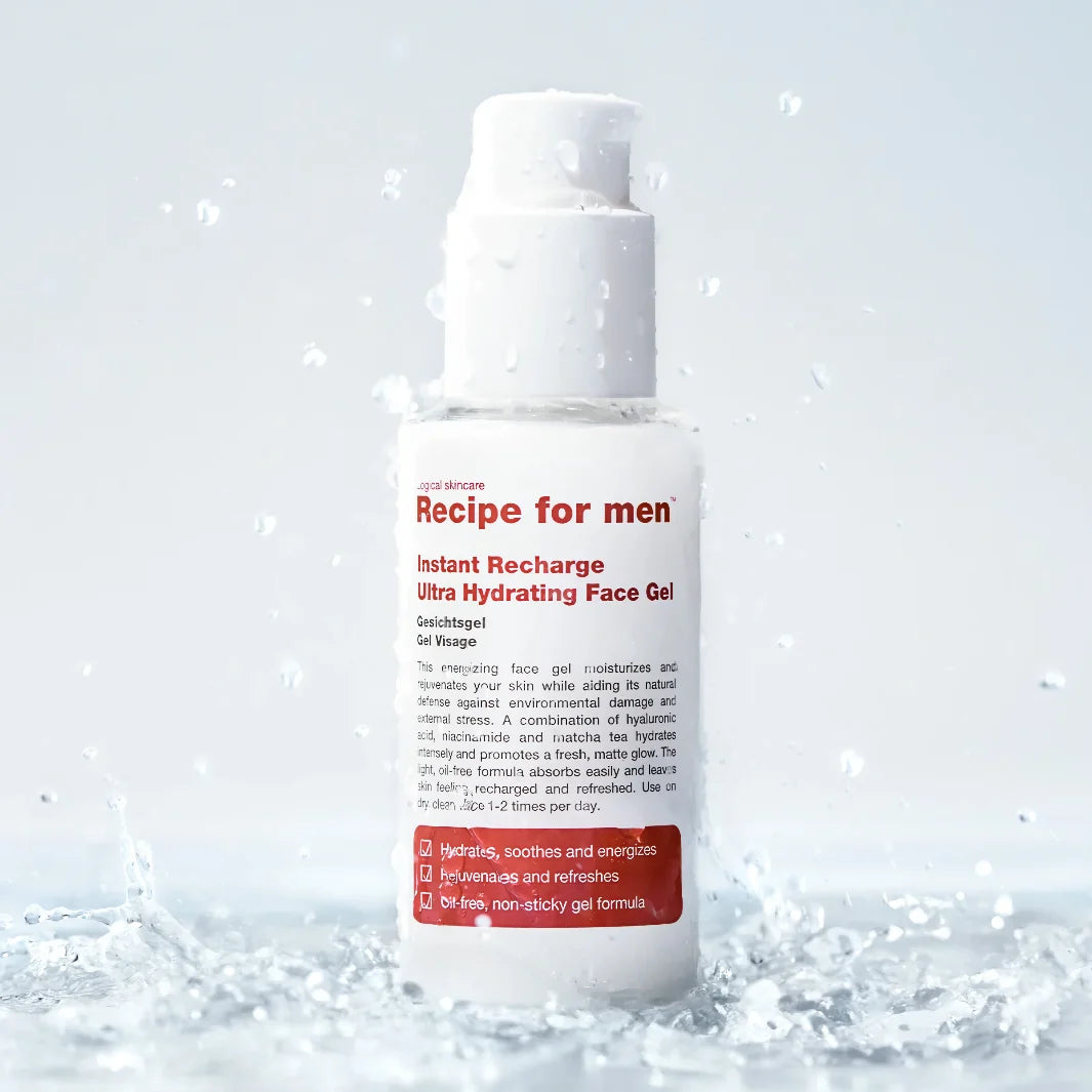 Flaskan på Recipe for men Instant Recharge Ultra Hydrating Face Gel