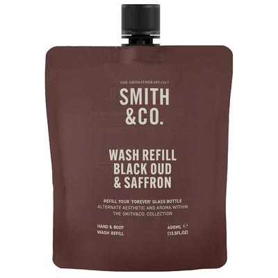 Smith & Co Hand & Body Wash Refill Black Oud & Saffron