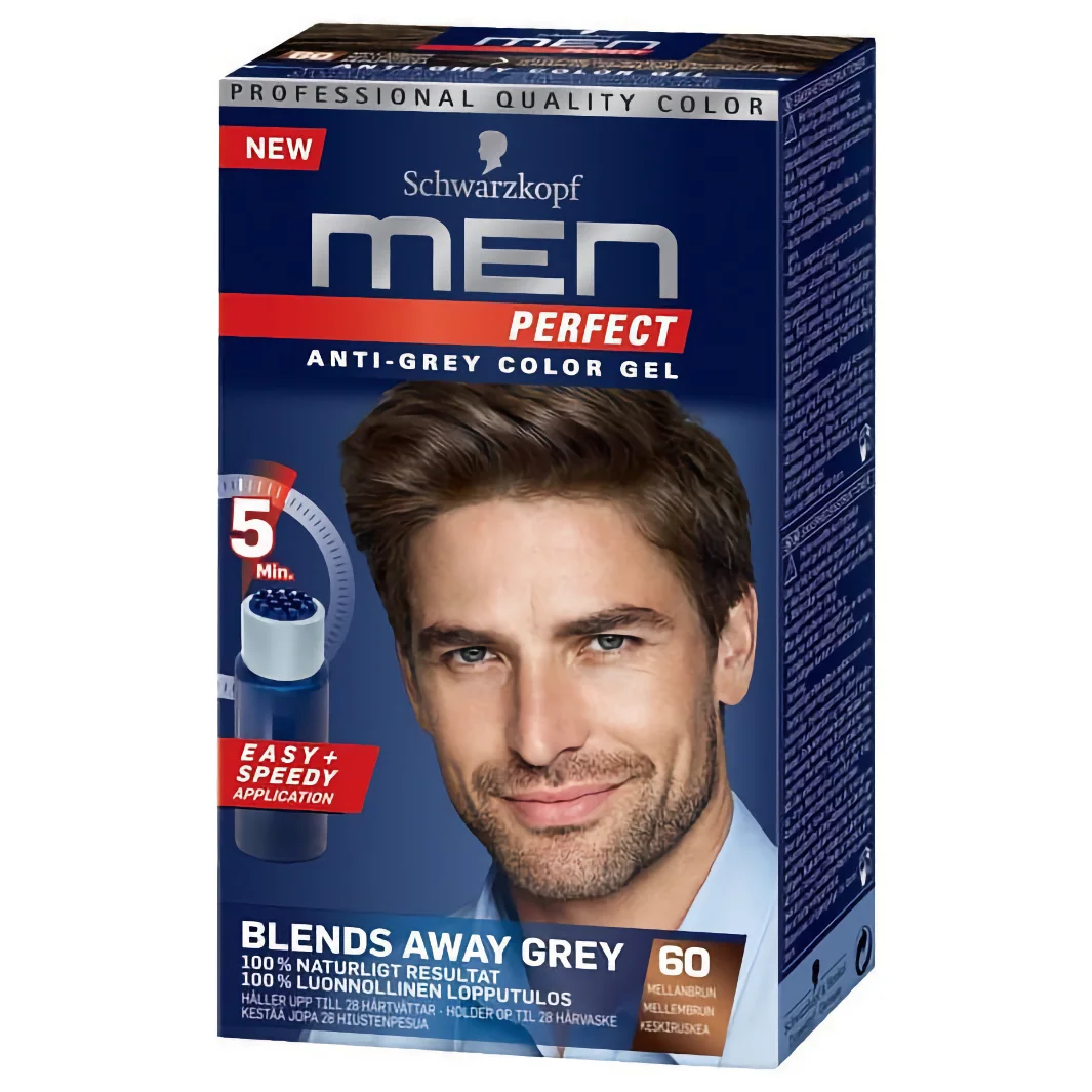 Schwarzkopf Men Perfect 60 Mellanbrun