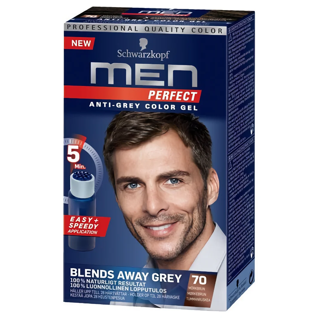 Schwarzkopf Men Perfect 70 Mörkbrun